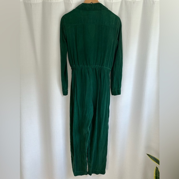 Corey Lynn Calter Emerald Jumpsuit with Tie Waist - Picture 5 of 7